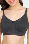Rosaline Cyber Grove Everyday Double Layered Non Wired 3/4th Coverage T-Shirt Bra (Pack of 2) - Multicolor — thumbnail 5